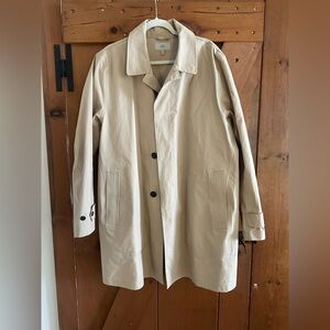 Jack Spade 100% Cotton Beige Men's Trench Coat Sz XL